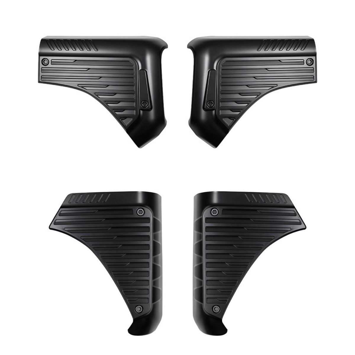 スズキ ジムニー JB64/JB74/JC74 2018年以降対応 フェンダーコーナーカバー 前後4点セット 3ドア・5ドア用 ABS製 立体形状 外装保護アクセントパーツ