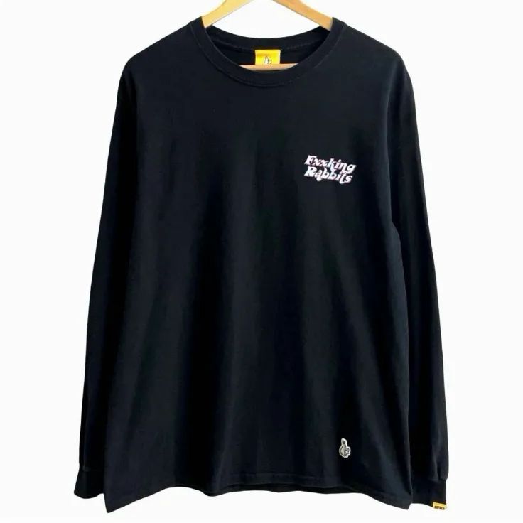 FR2 Fxxking Rabbits 長袖 Tシャツ ロンT 黒 ブラック メンズ M - メルカリ