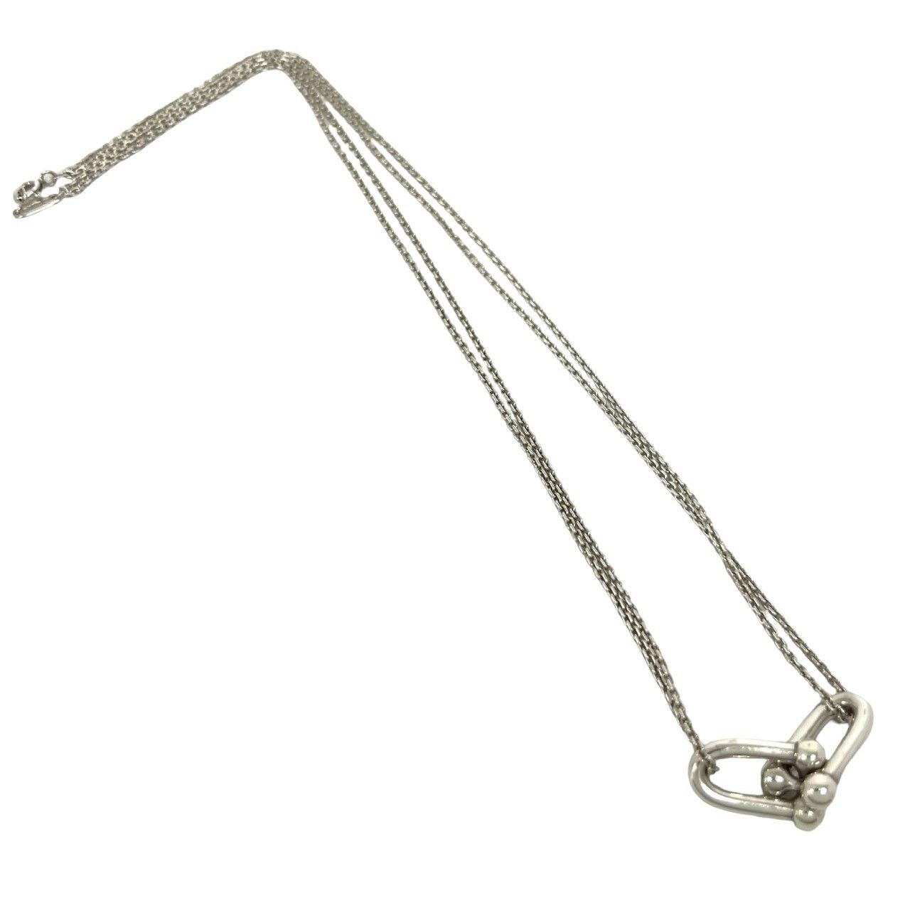 極 美品 TIFFANY&Co. ティファニー ハードウェア ダブルリンク