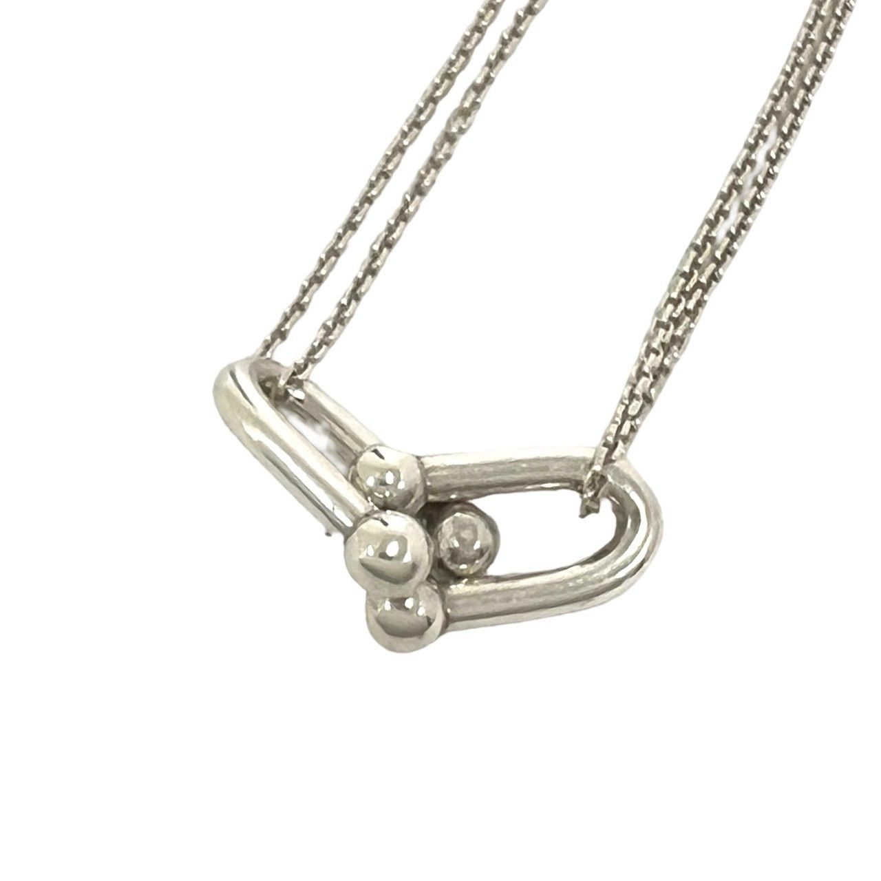 ティファニーアクセサリー 極 美品 TIFFANY&Co. ティファニー ハードウェア ダブルリンク