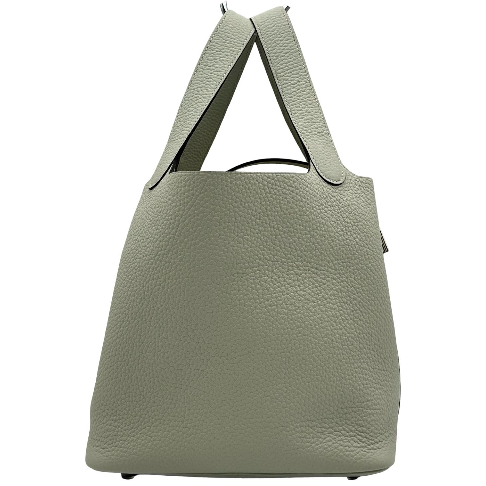 ピコタンロック MM B刻印　グリネヴェ エルメス HERMES ピコタンロックMM B刻印 グリネヴェ シルバー金具