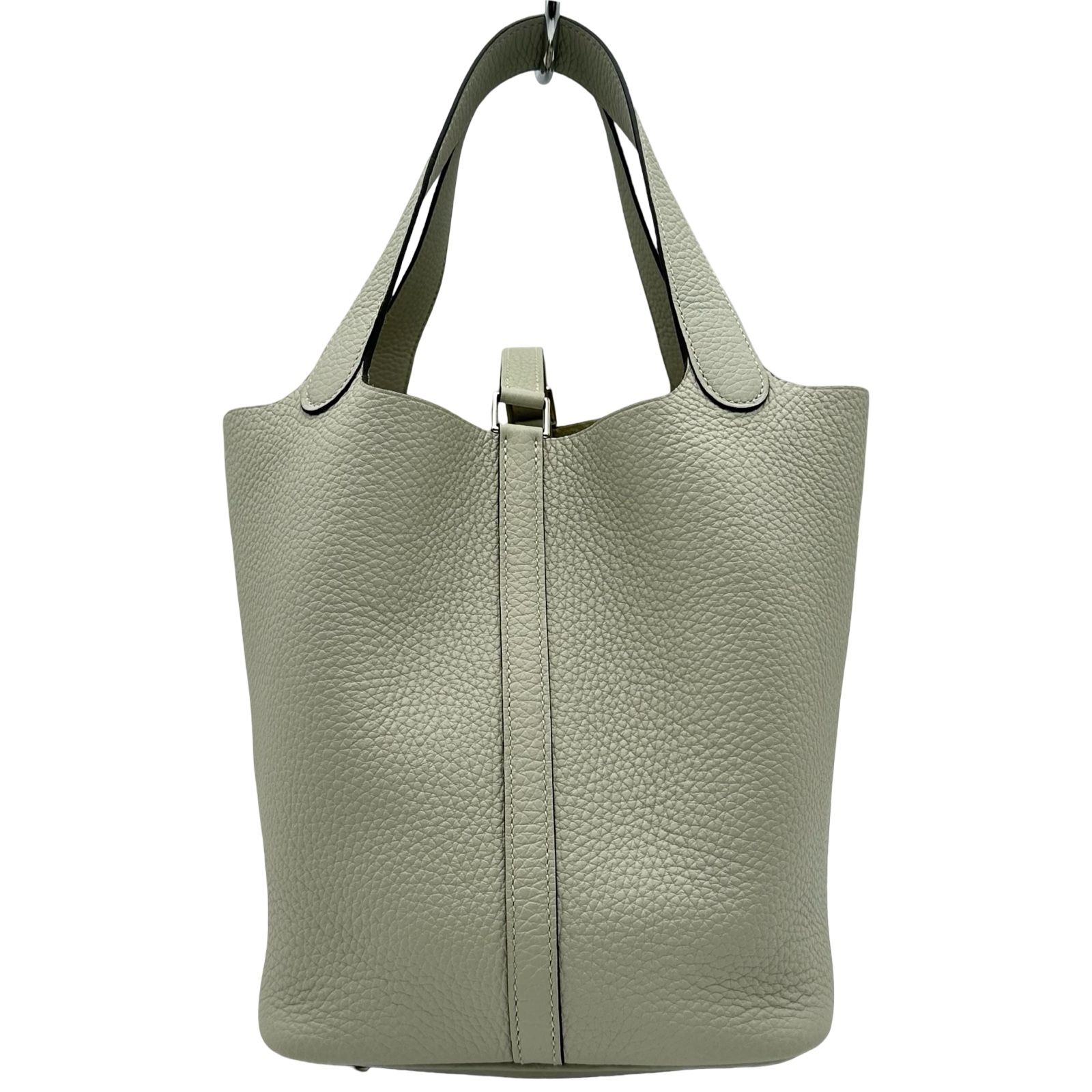 ピコタンロック MM B刻印　グリネヴェ エルメス HERMES ピコタンロックMM B刻印 グリネヴェ シルバー金具