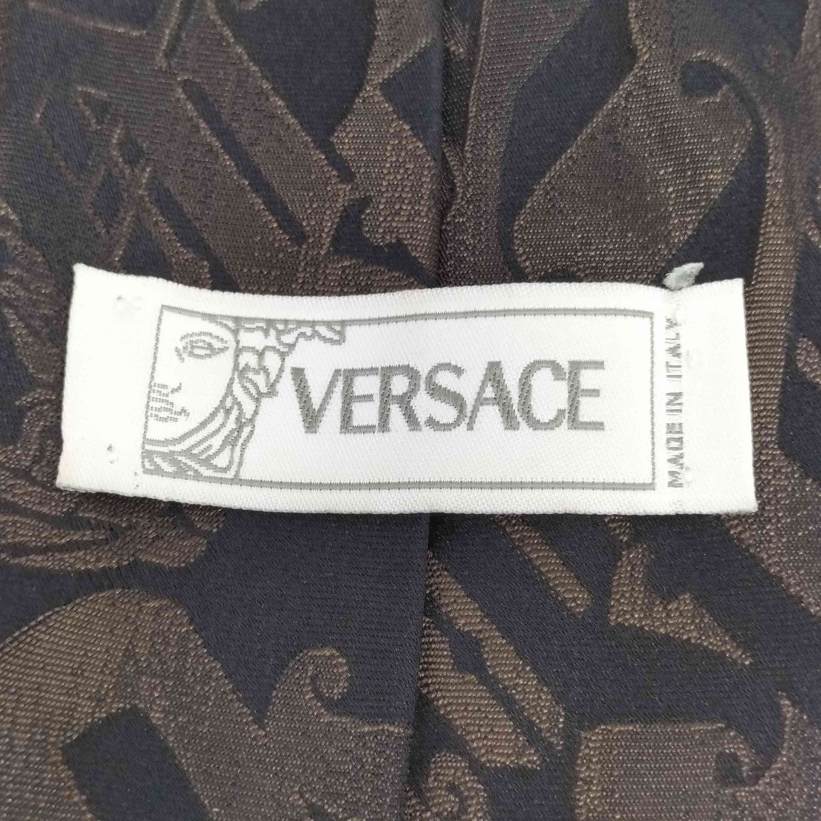ジャンニヴェルサーチ GIANNI VERSACE オールドイングリッシュ柄シルク