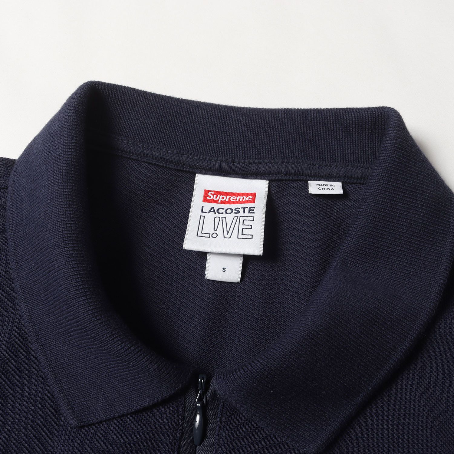 【匿名配送】Supreme ポロシャツ ネイビー Mサイズ 美品】Supreme シュプリーム ポロシャツ ネイビー 紺 サイズ:S LACOSTE