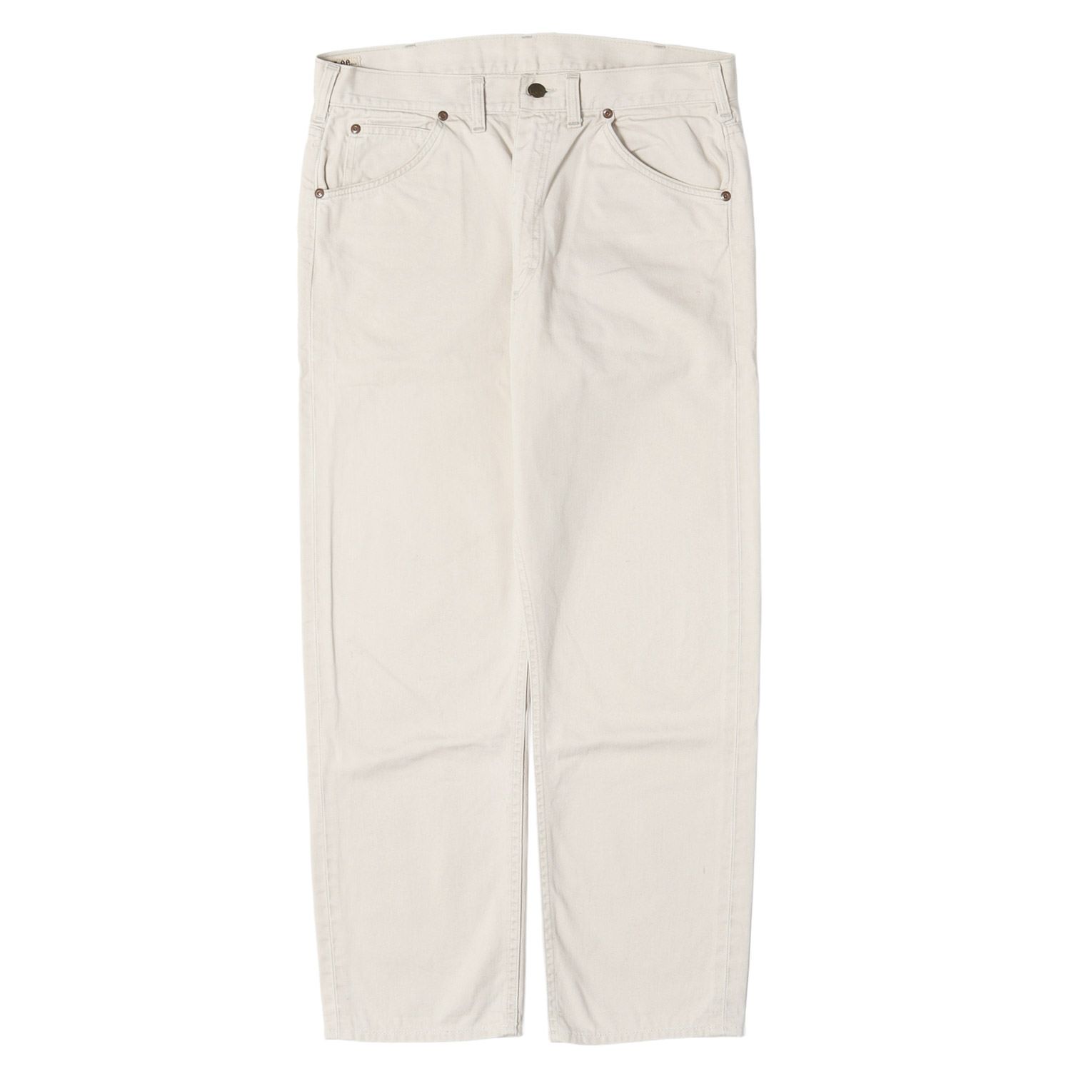 Lee vintage リー ヴィンテージ パンツ オフホワイト(生成り) サイズ:34 70s WESTERNER ウエスターナー コットンサテン パンツ 100-Z ボトムス ズボン 70年代 古着【メンズ】【中古】