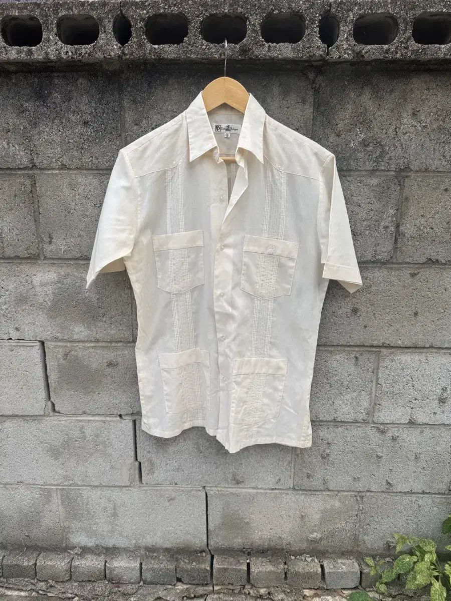 90s daniel phillippe ヴィンテージ グァジャベーラ キューバ シャツ s