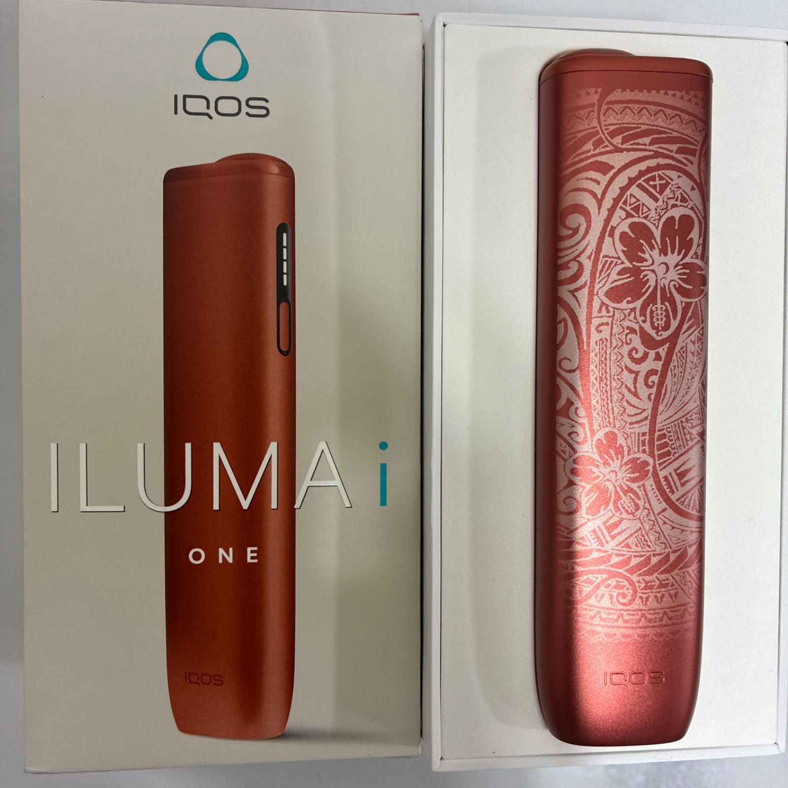ハワイアン タトゥー 加工 iQOS ILUMA i ONE アイコス イルマ iワン ビビットテラコッタ 海外限定 ハイビスカス ハワイアン タトゥー 加工 iQOS ILUMA i ONE アイコス イルマ iワン