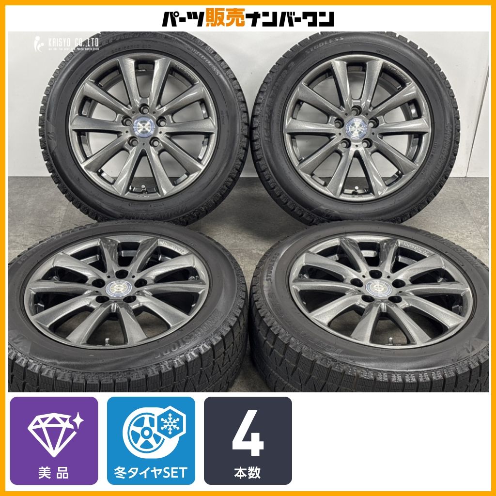 美品】チームスパルコ 16in 7J +50 PCD108 ブリヂストン アイス 