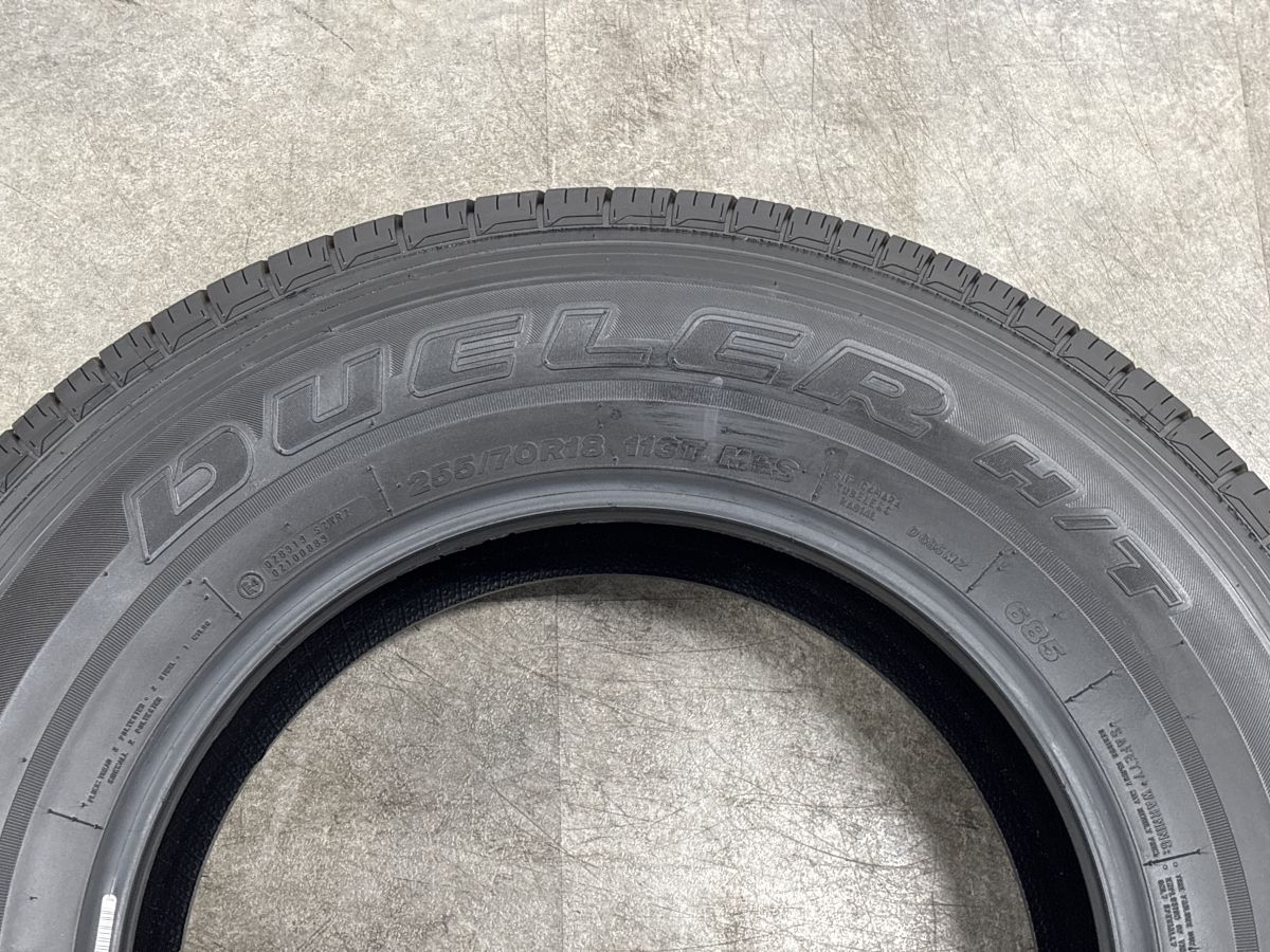 2025年製 バリ溝】ブリヂストン デューラー H/T 255/70R18 4本 ジープ 
