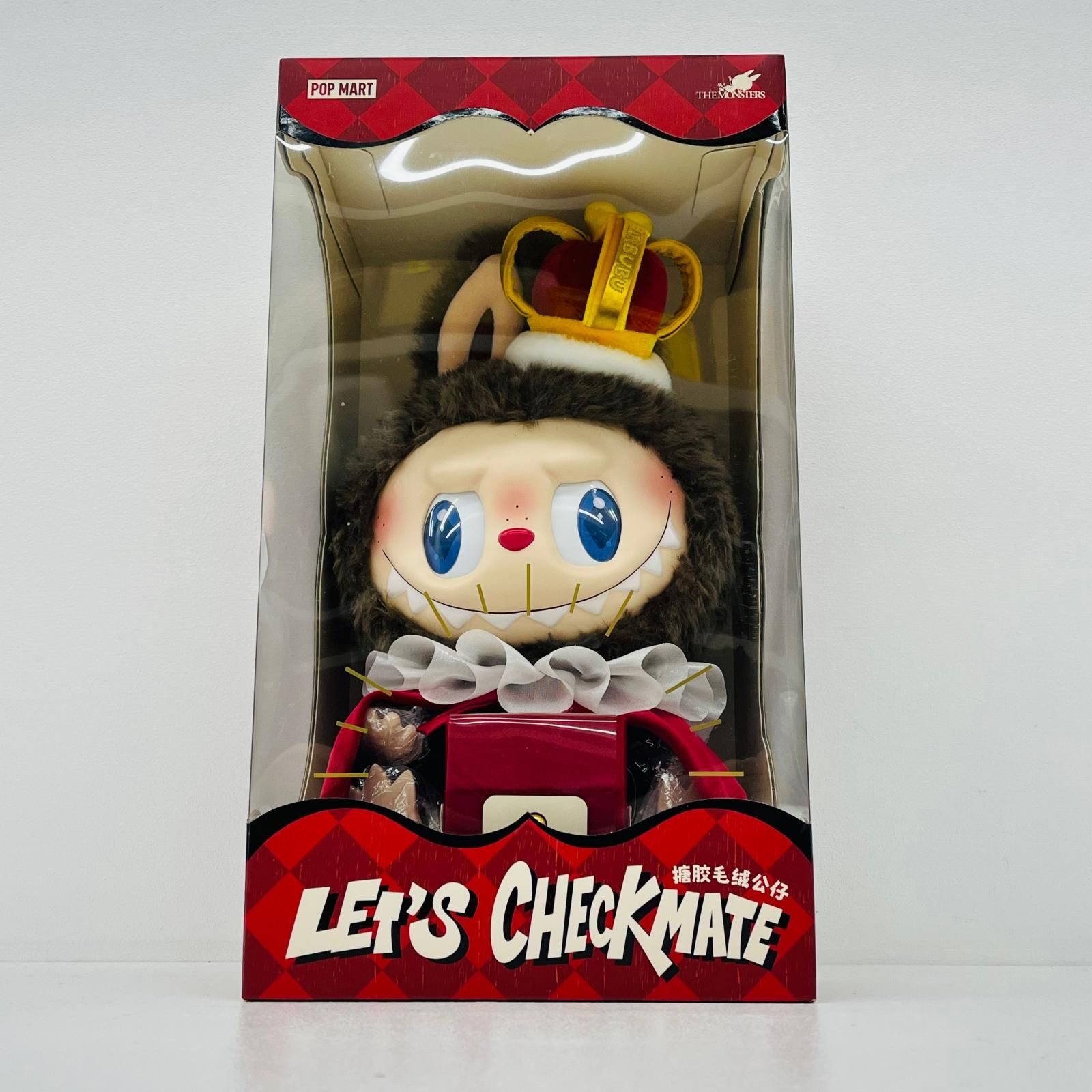 物流センター】 中古 LABUBU(王冠) ぬいぐるみ 「THE MONSTERS Let's