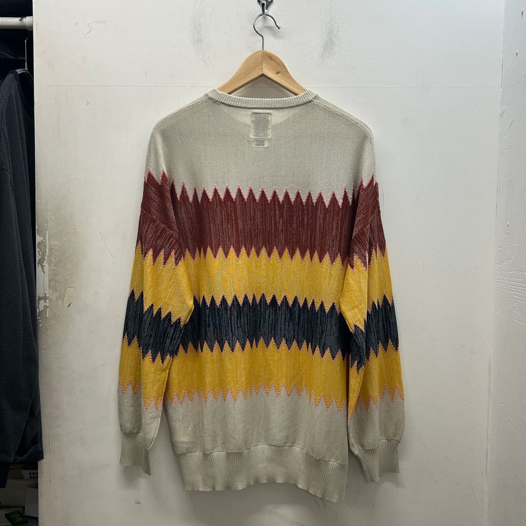 visvim ビズビム 22SS AMPLUS KNIT L/S ZIG-ZAG サマーニット