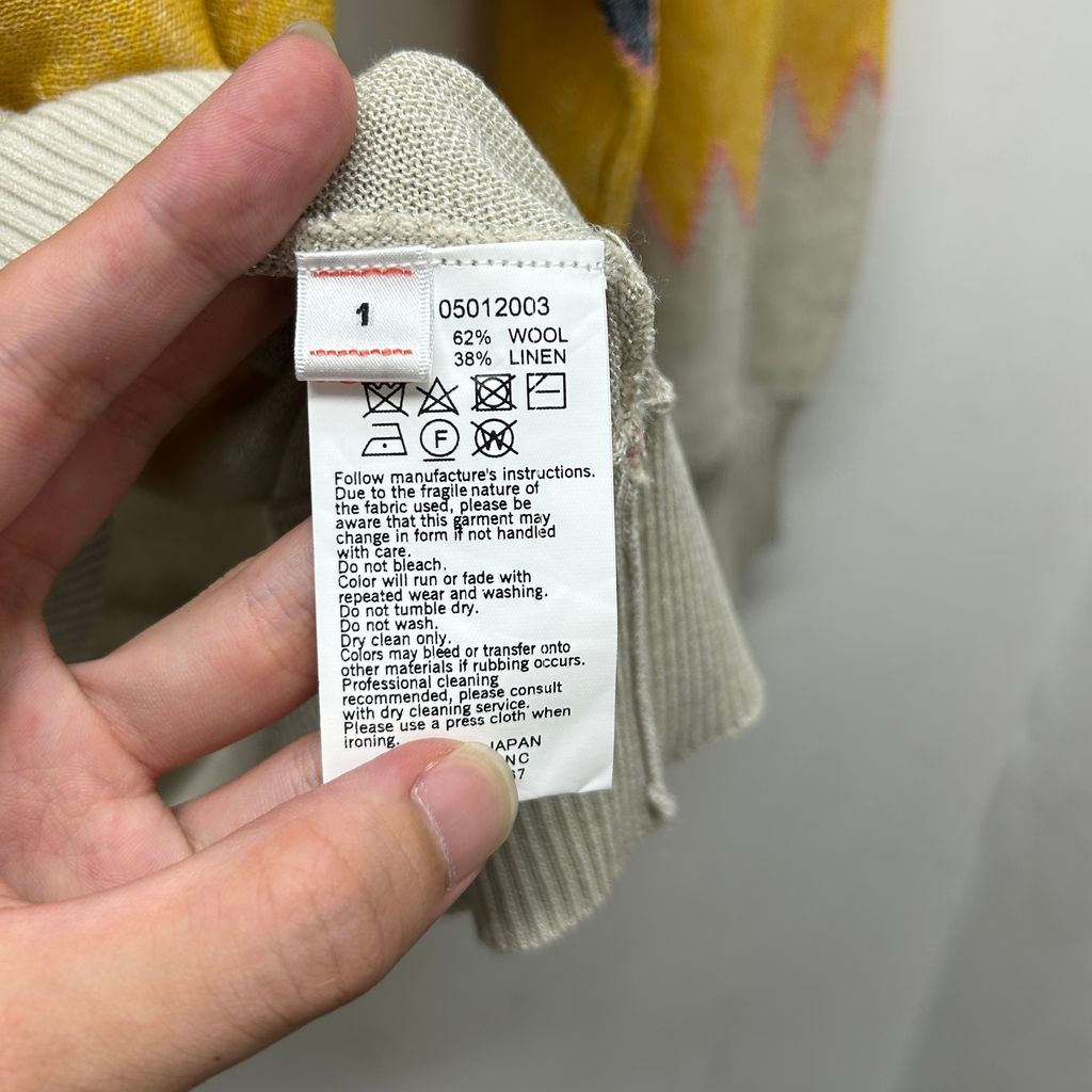 visvim ビズビム 22SS AMPLUS KNIT L/S ZIG-ZAG サマーニット