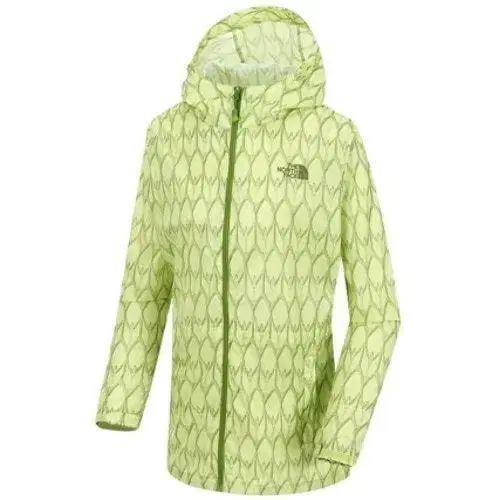 THE NORTH FACE ザノースフェイス レディース ウィンドブレーカー ジャケット ライム カラー ナッツリーフ パータン