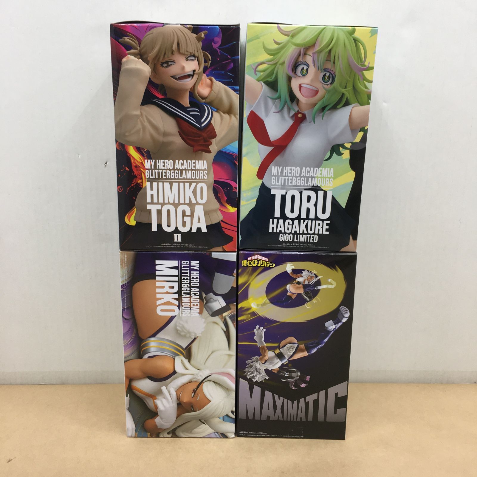 未開封 ヒロアカ トガヒミコ 葉隠透 ミルコ フィギュア 4種セット