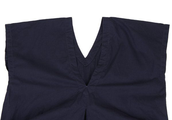 イッセイミヤケ ミーISSEY MIYAKE me コットンVネックストレッチ