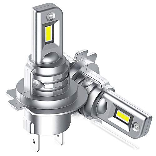 【最強ファンレス 】Feison H7 led ヘッドライト ホワイト 6500K 新車検対応 13000LM 60W 12V-24V 車対応(ハイブリッド車・EV車対応) 超小型 一体化 ファンレス LEDバルブ 日本語の説明書 2個入 3年保証ts
