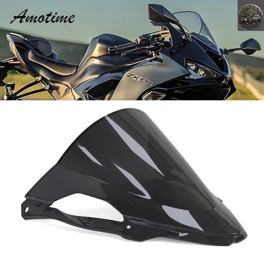 KAWASAKI ZX6R 2024 MOTORCYCLE WINDSHIELD WINDSCREEN DOUBLE BUBBLE ZX-6R