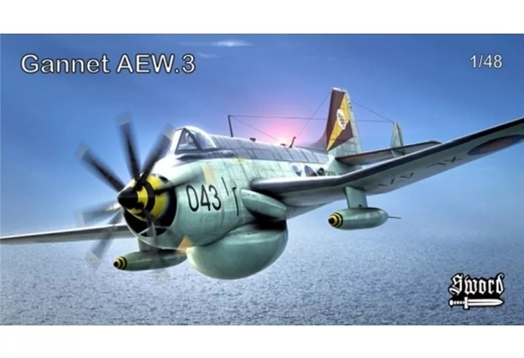 [중고] 프라모델 1/48 페어리 가넷 AEW.3 캐리어 기반 조기경보기 [SWD48014]