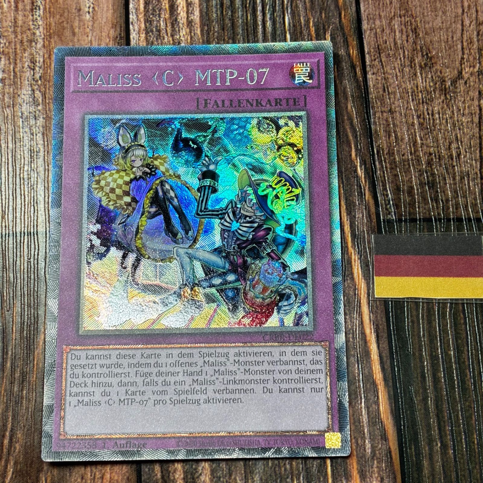 遊戯王 ドイツ版 EU版 M∀LICE＜C＞MTP－07 コレクターズレア - メルカリ