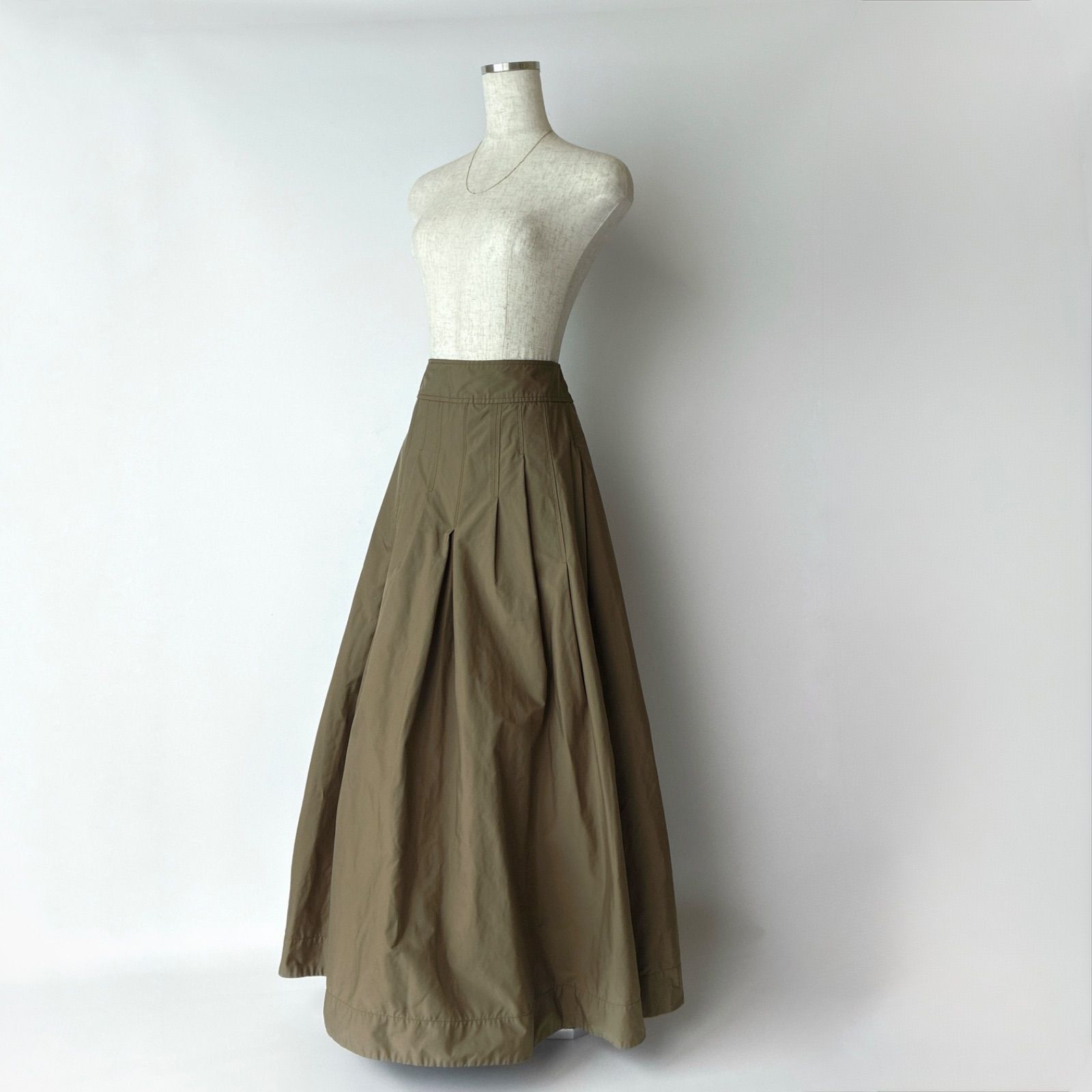 ✨タグ付✨ 2024 Deuxieme Classe WASHED TUCK スカート / ベージュ