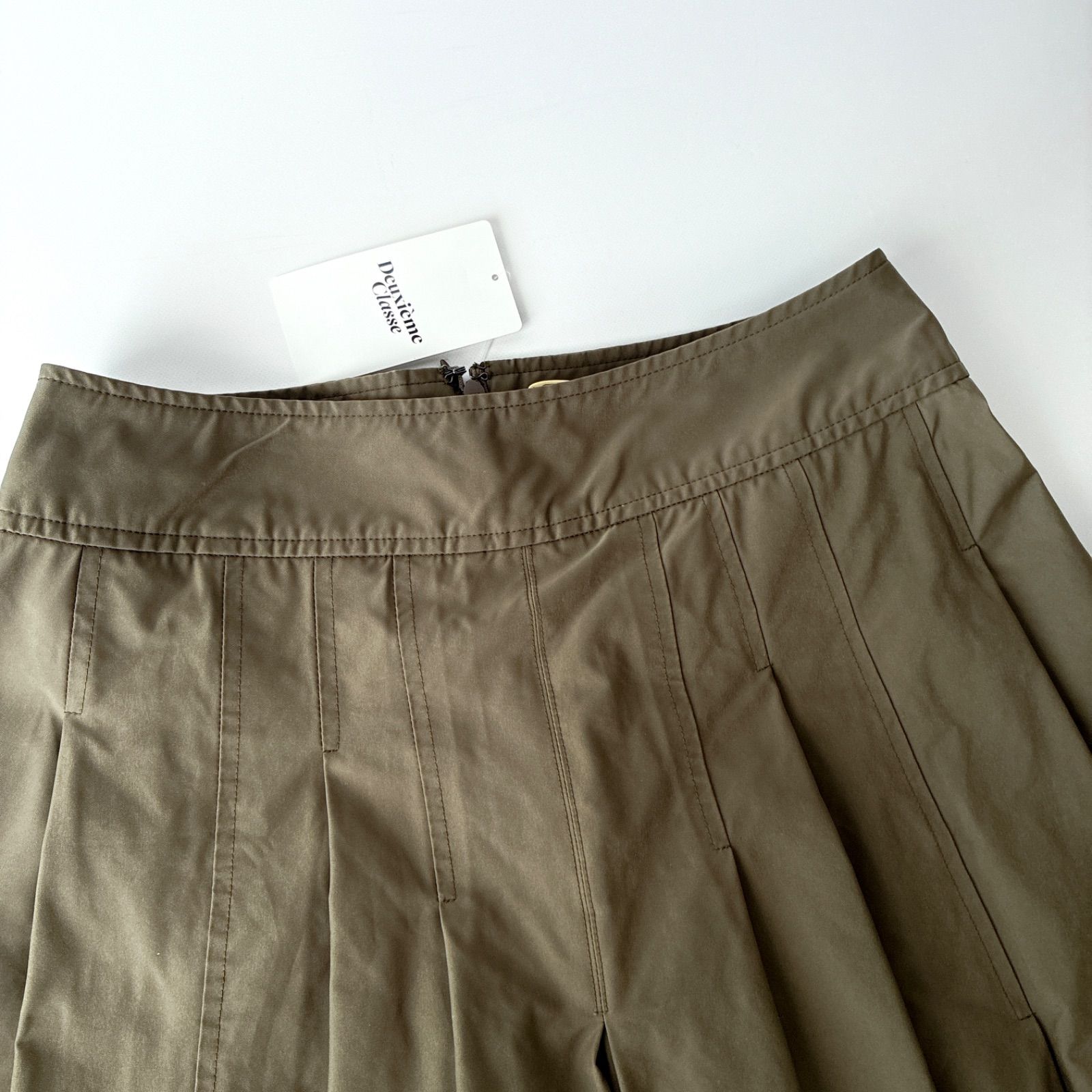✨タグ付✨ 2024 Deuxieme Classe WASHED TUCK スカート / ベージュ