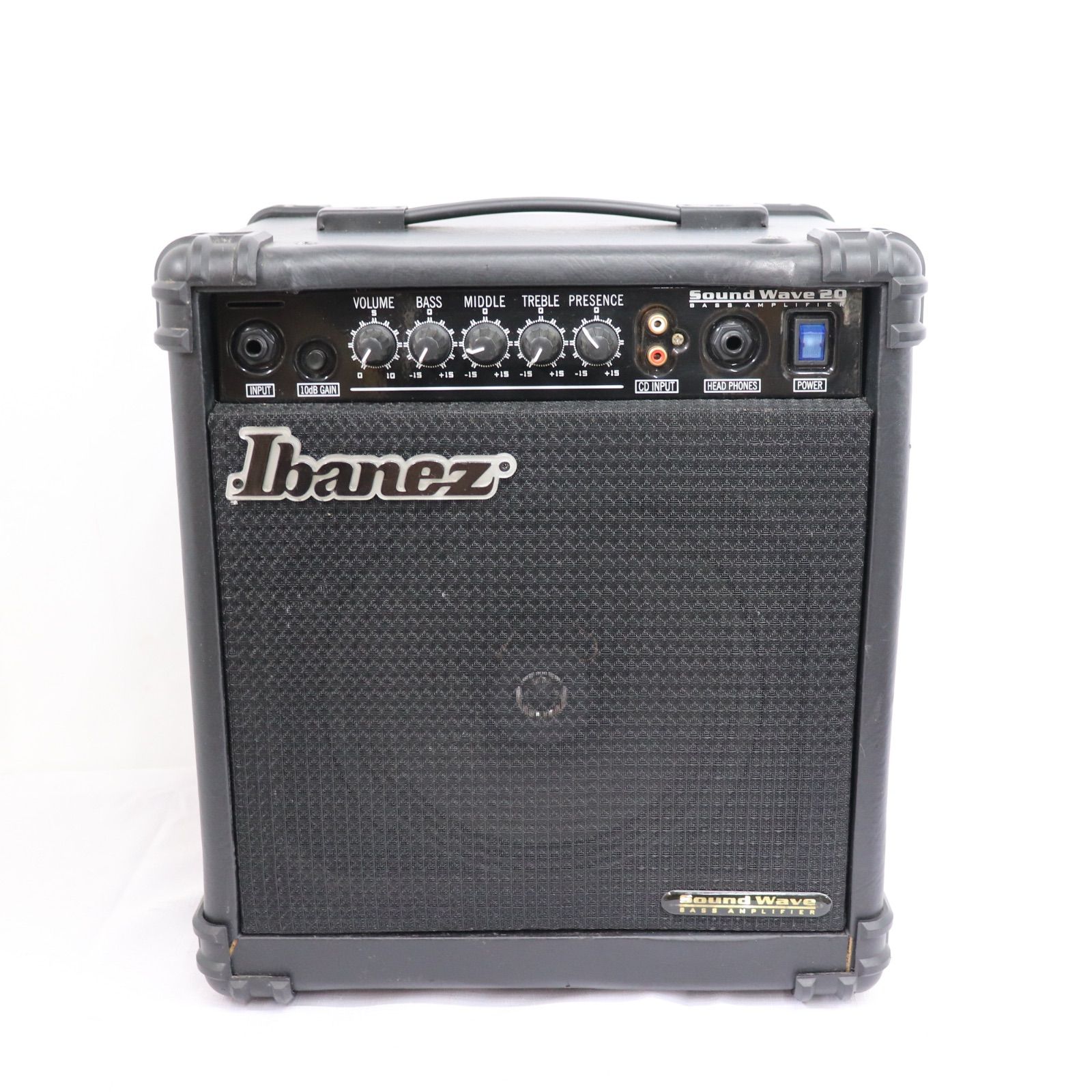 B-20 ベース用アンプ 動作確認済】Ibanez アイバニーズ Sound Wave 20 ベースアンプ SW20 B