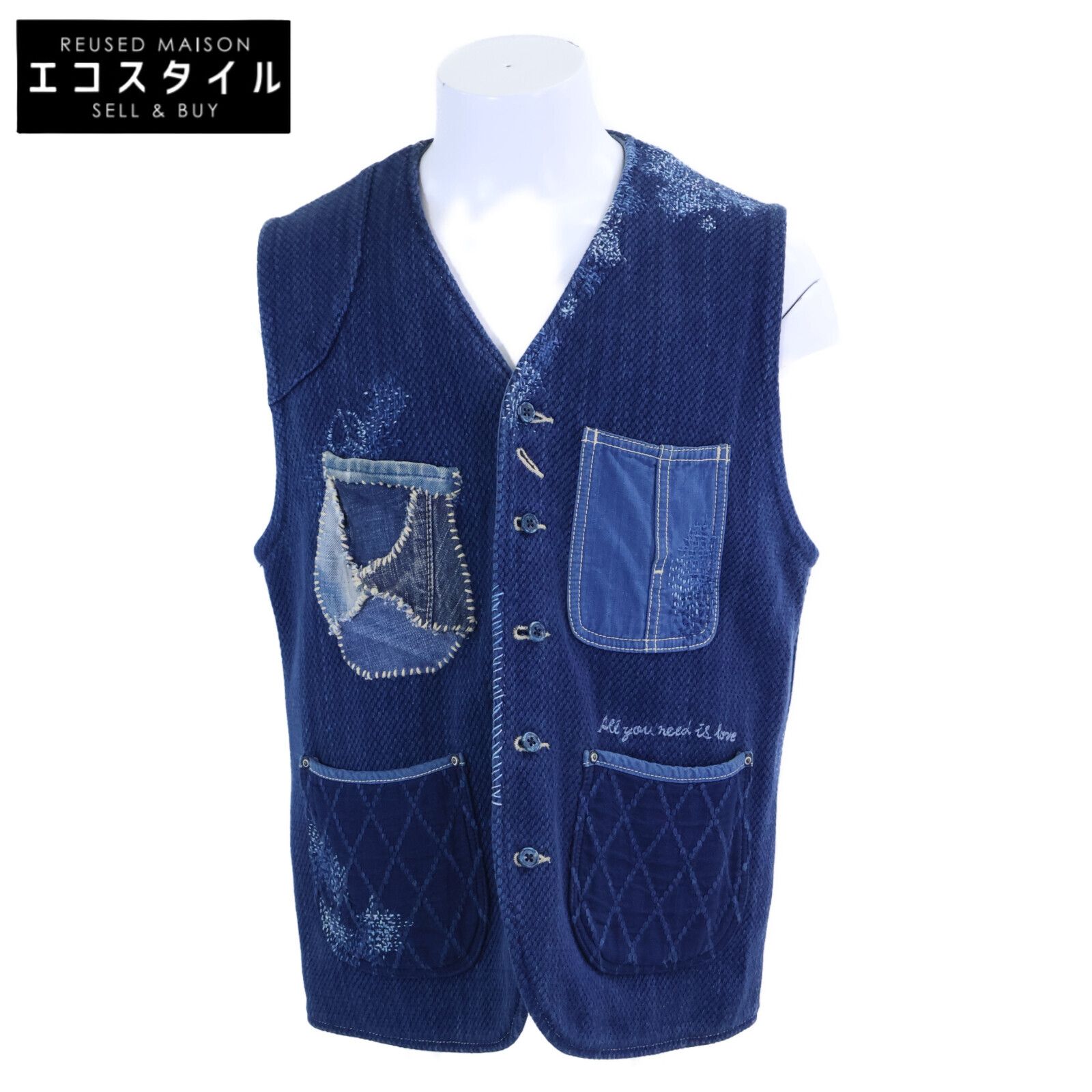 Porter Classic ポータークラシック 【美品】INDIGO BLUE KENDO VEST