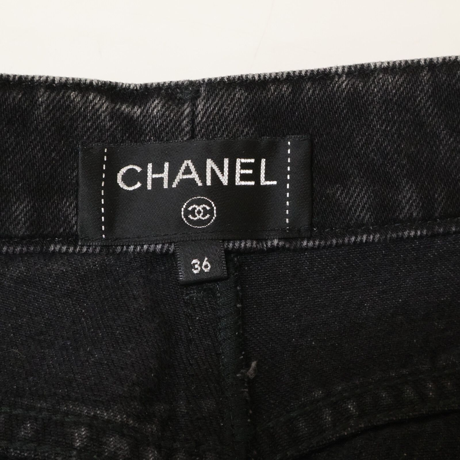CHANEL シャネル 【美品/国内正規】20K P65455V61295 ストライプ ココ