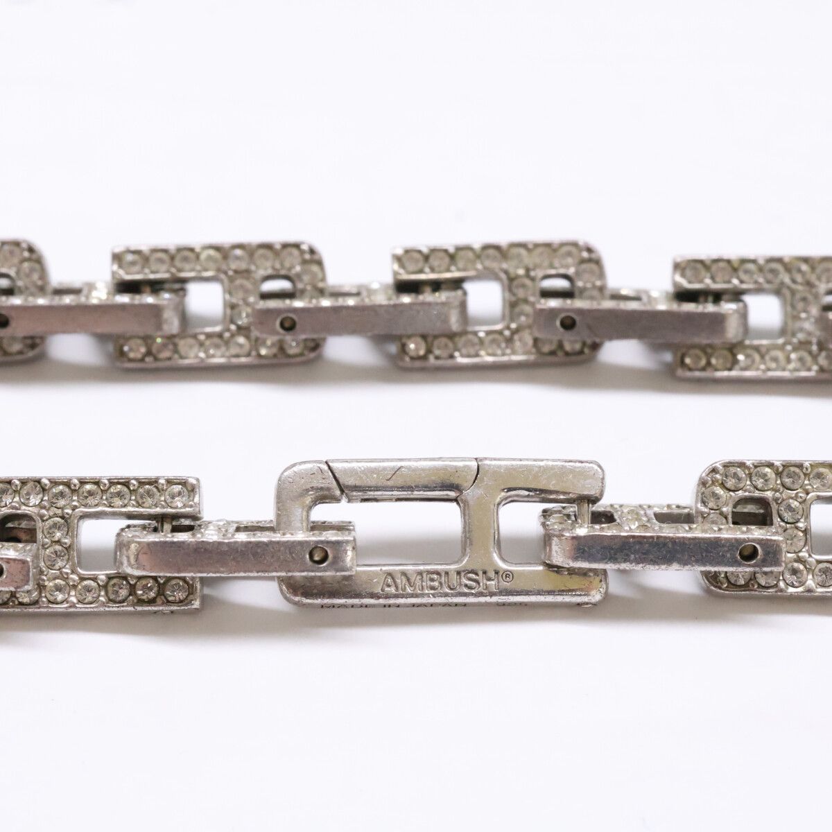 AMBUSH アンブッシュ SV925 PAVE A CHAIN SHORT NECKLACE パヴェ