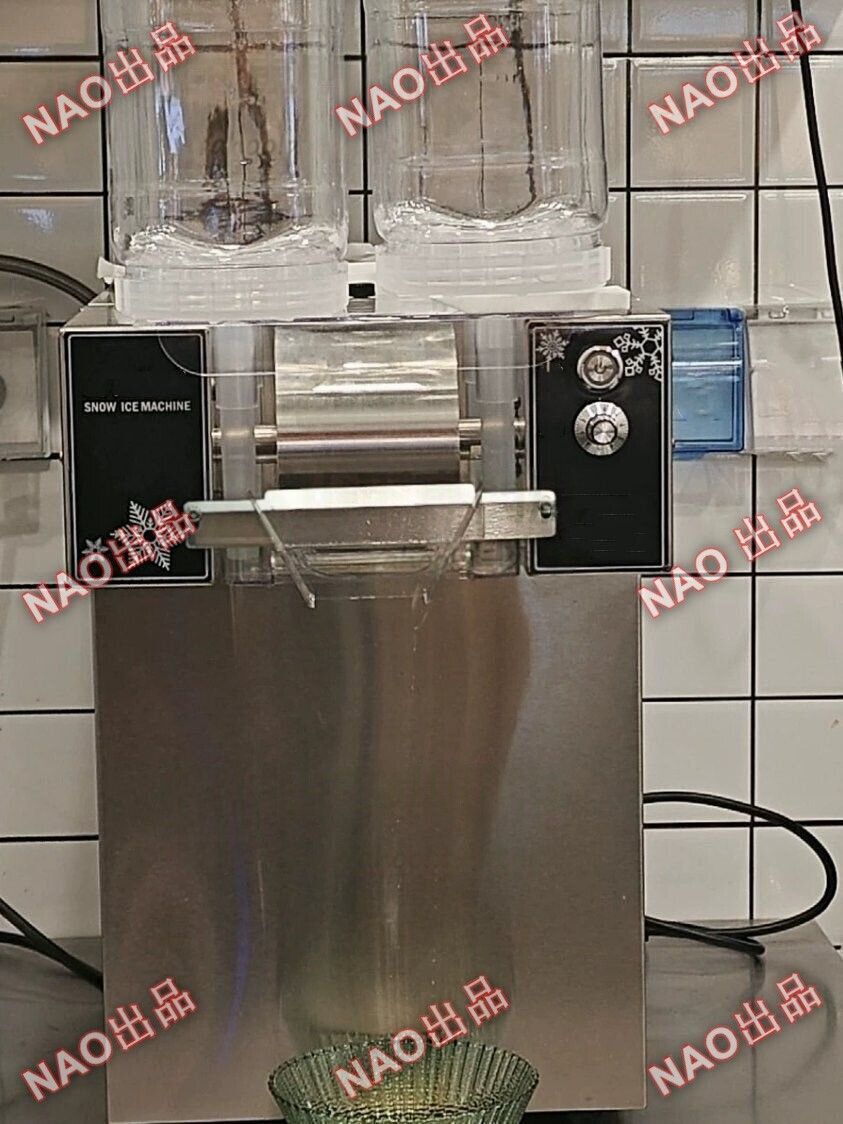 電動 氷のいらないかき氷ピンス機 糸ピンス かき氷機 混合味の氷を作 220kg_日 業務用 単相 1 0０V