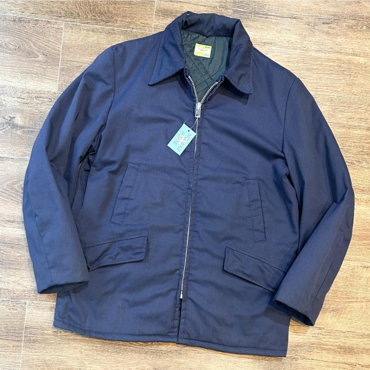 80's【ビンテージ】【SEARS】【シアーズ】【紺】【中綿入り】【ワーク
