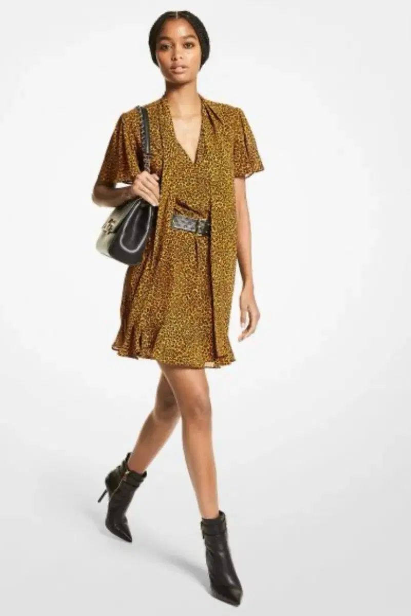 新品 300点在庫整理 MICHAEL KORS ヒョウ柄 ONE PIECE XS 13,544円