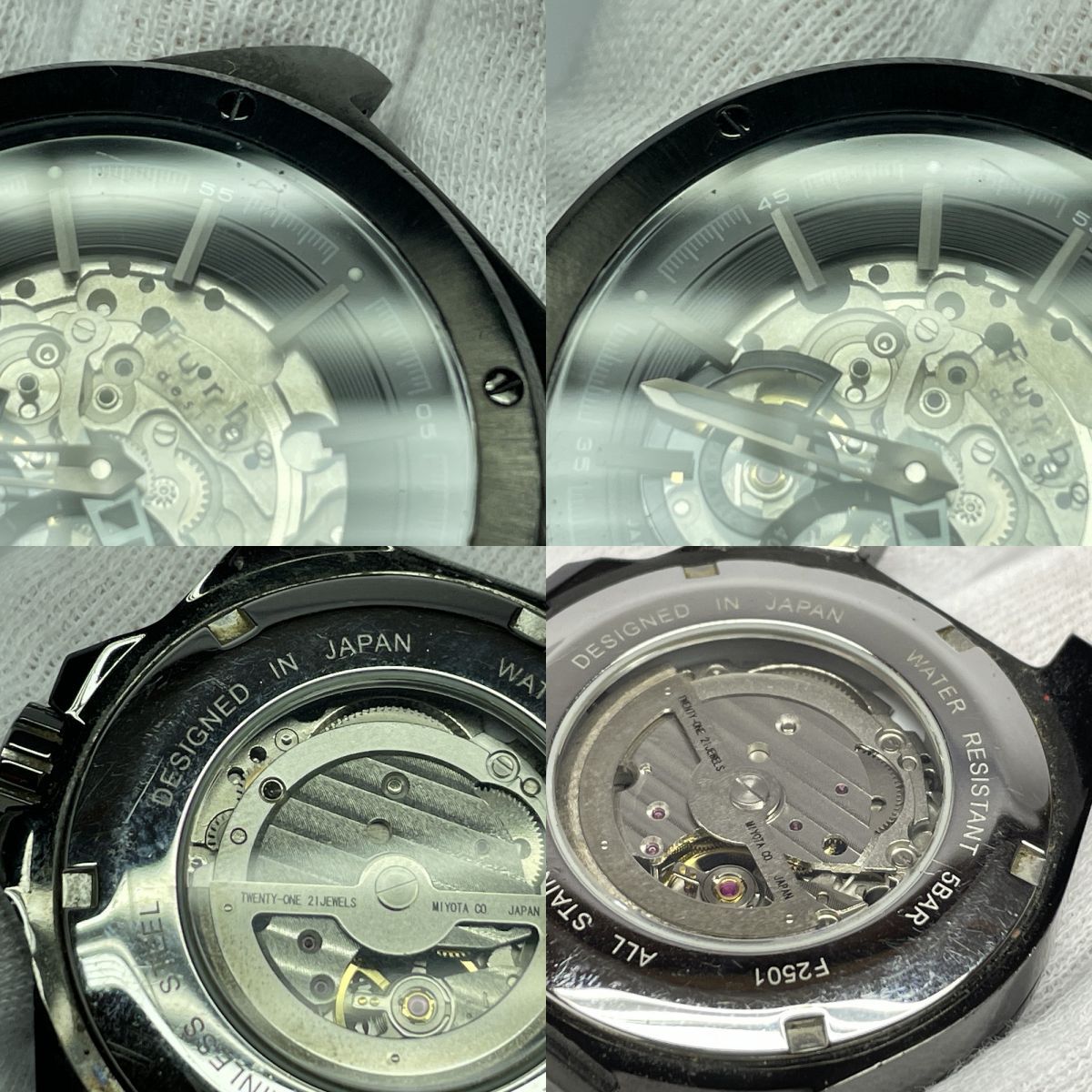 Furbo design フルボデザイン 自動巻き F2501 腕時計 ベルト無し ※中古 