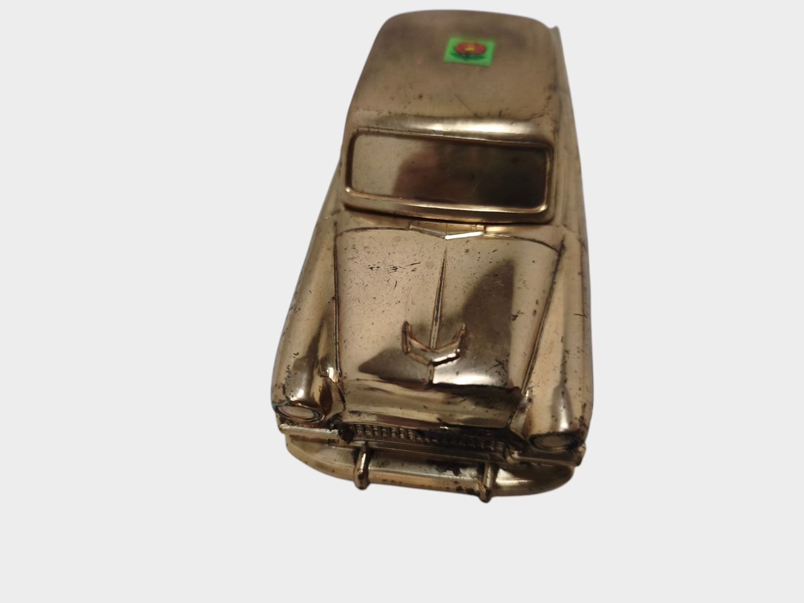 トヨタ トヨペット クラウン1900 車型シガレットケース 2台セット 錆