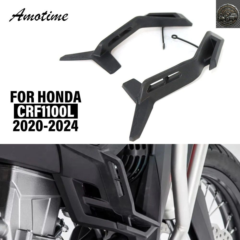 HONDA CRF1100L AFRICA TWIN 2020 - 24 DEFLECTORS LOW WIND DEFLECTOR KIT RUBBER