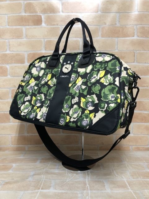 【中古】 PUMA プーマ LIBERTY GRIP BAG 078899-01 グリーン×ブラック 111456628