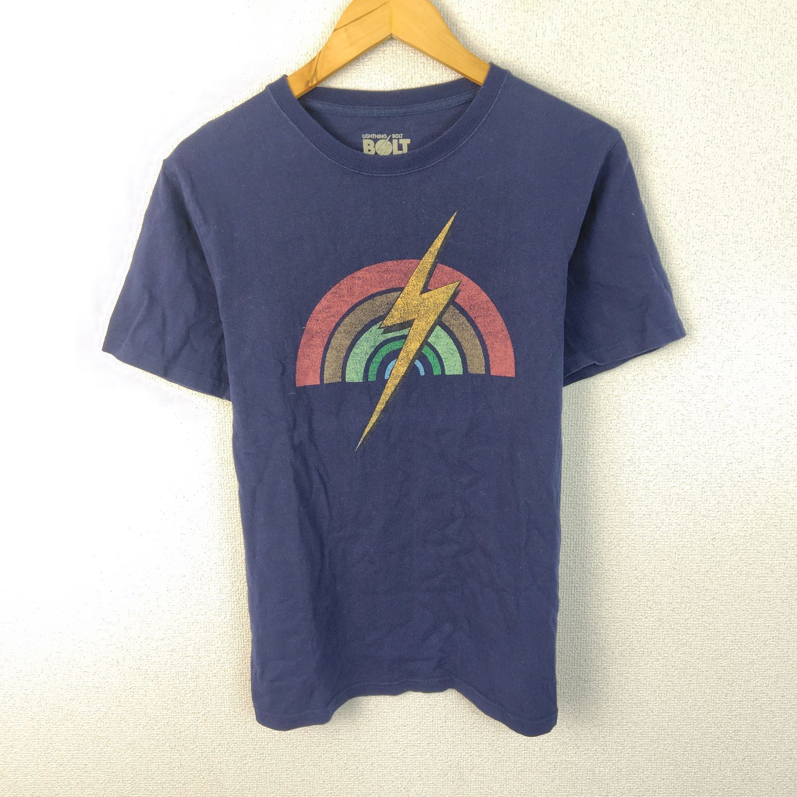 LIGHTNING BOLT ライトニングボルト 半袖Tシャツ レインボー 雷