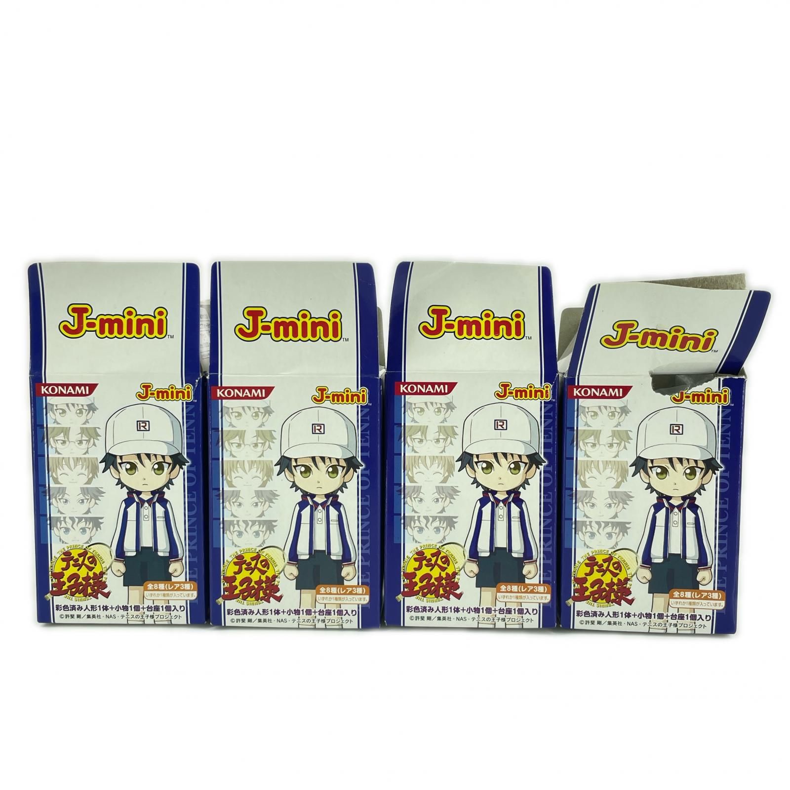 KONAMI J-mini 4 Prince of Tennis figures sold in bulk