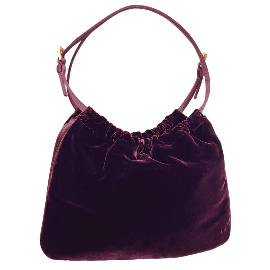 PRADA プラダ バッグ BN0263 MOSTO ベロア ベルベット サテン ワイン 