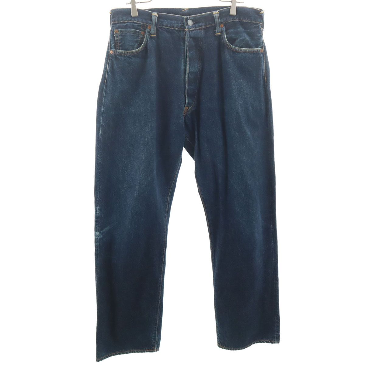 ち*ん様 EVISU エヴィス lot 2001大黒 ハーフデニム インディゴブ EVISU エヴィス LOT 2001 No.2 日本製 大黒 デニムパンツ W36