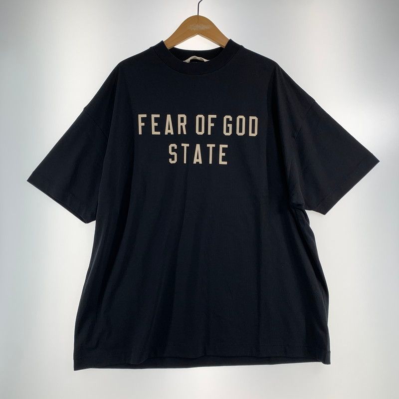 【中古品】 FOG ESSENTIALS LOGO SS TEE BLACK SIZE:S 【142-260719-io-53-fuzh】