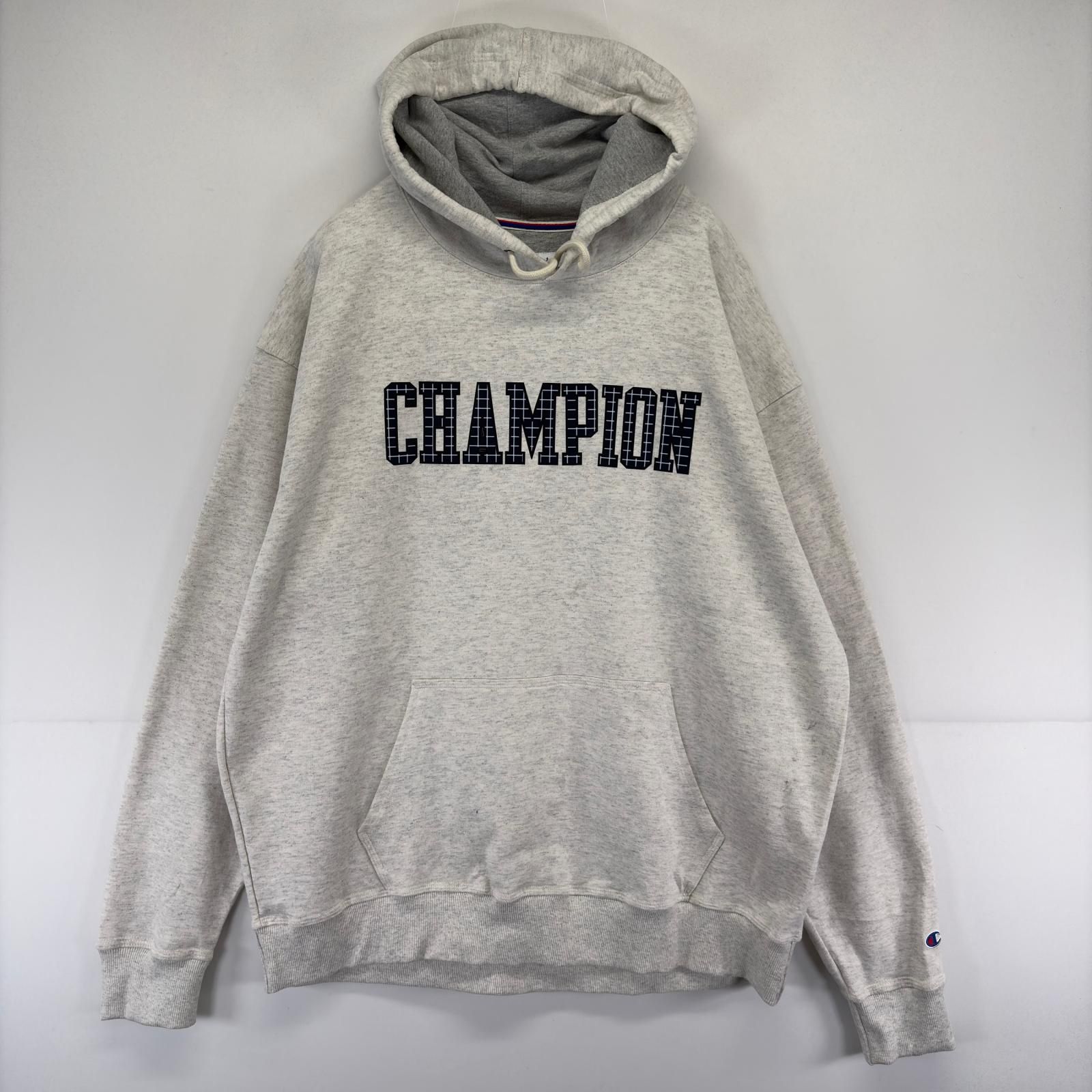 古着 チャンピオン Champion パーカー プルオーバー ビッグロゴ 大きい 