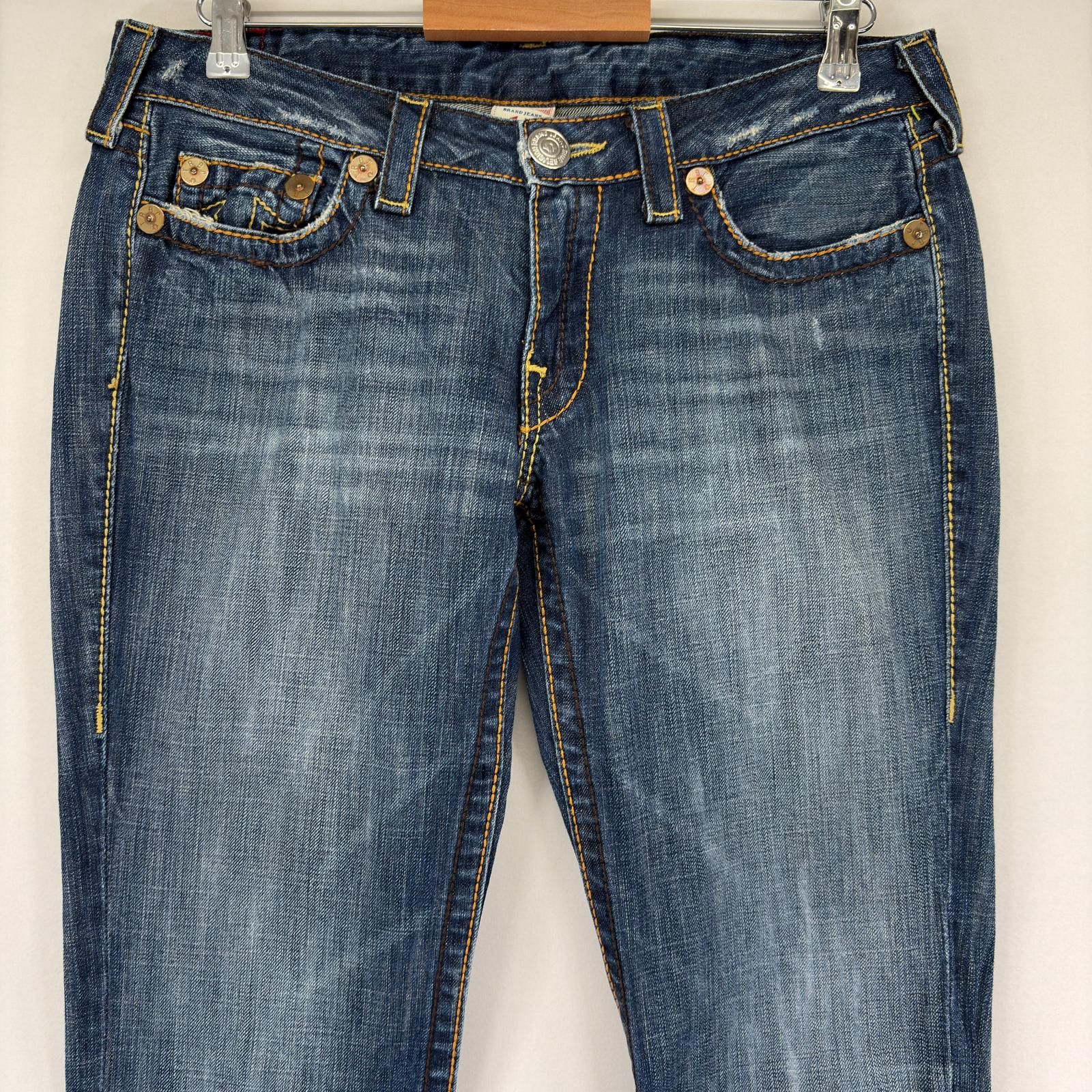 古着 トゥルーレリジョン True Religion USA製 デニム パンツ Gパン 