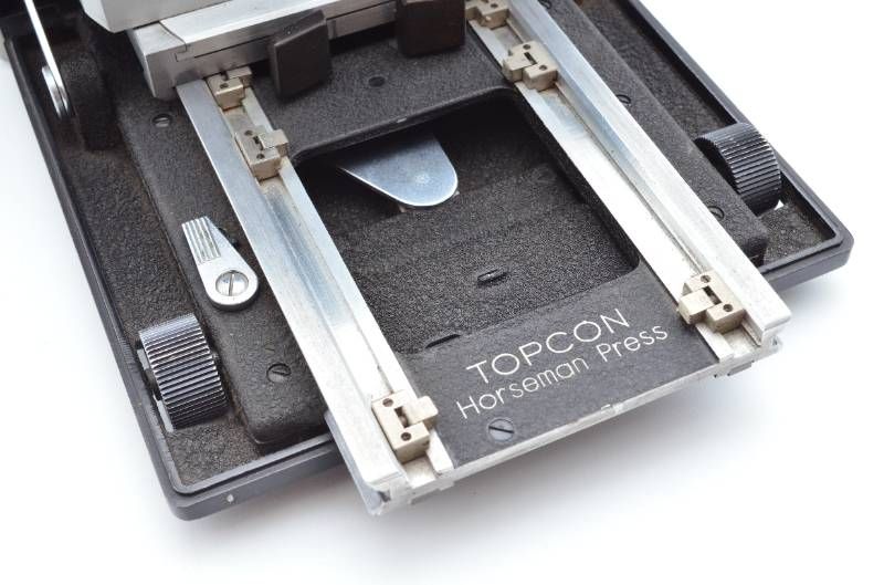 ジャンク】TOPCON HORSEMAN PRESS 蛇腹カメラ 中判カメラ ボディ