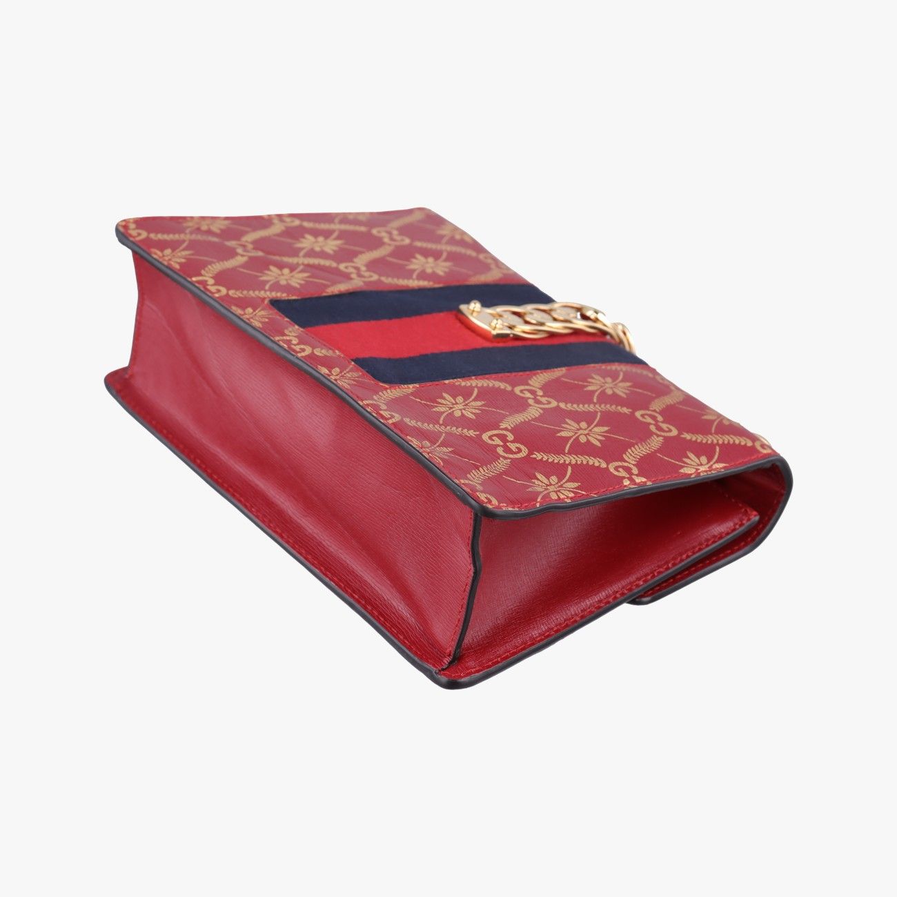グッチGucciシルヴィ レッド×マルチカラー レザー 524405 B031367298