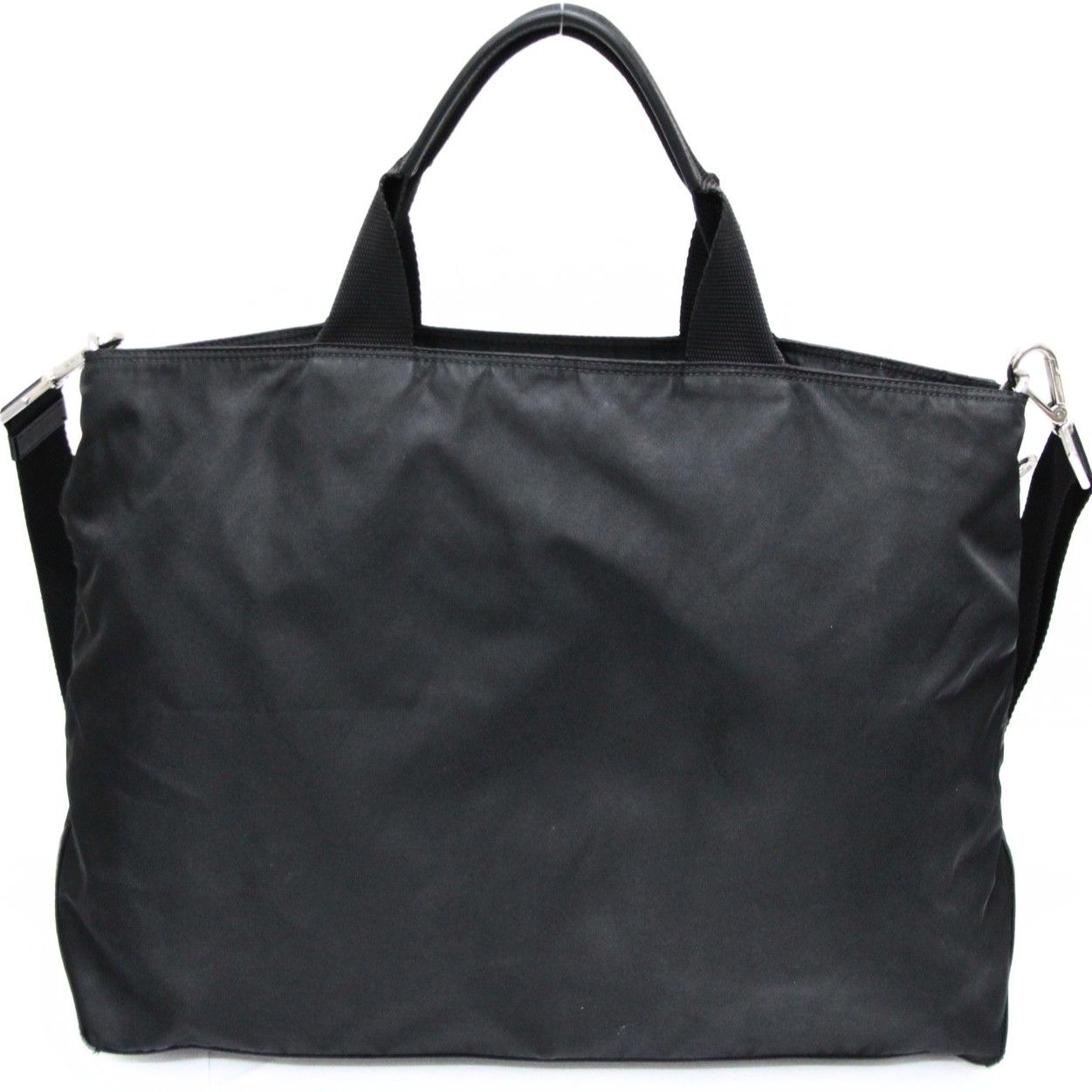 プラダ PRADA 三角ロゴ 2WAYバッグ ナイロン 黒 【75713】 - メルカリ