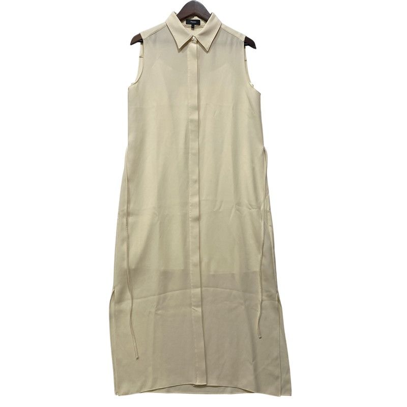 【中古品】 theory セオリー CLASSIC CREPE SL SHIRTDRESS 01-0305515-115-702 クラシック クレープ スリーブレス シャツドレス 【168-260719-as-11-izu】