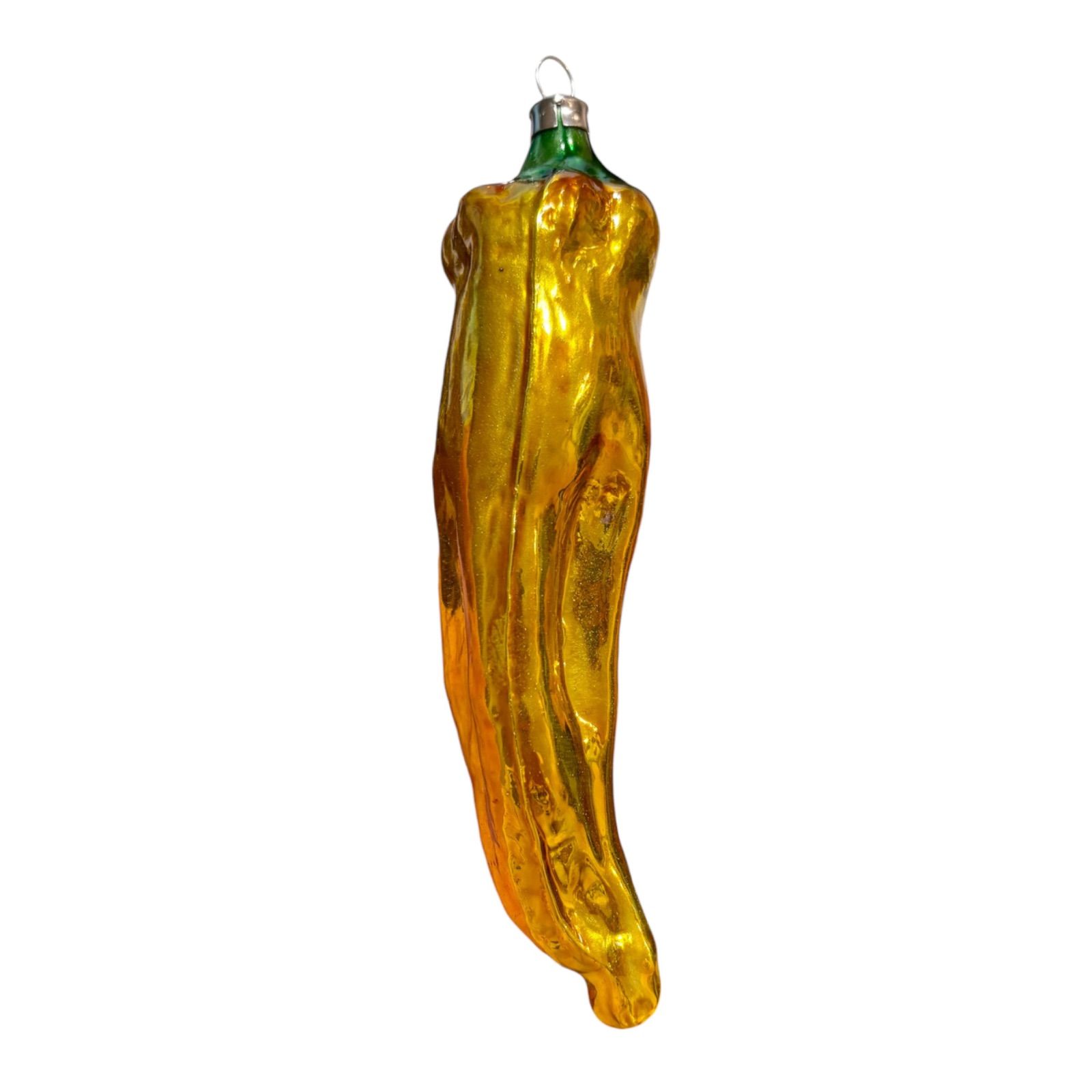 ドイツ製 BIg Pepper ビッグペッパー イエロー ガラスオーナメント