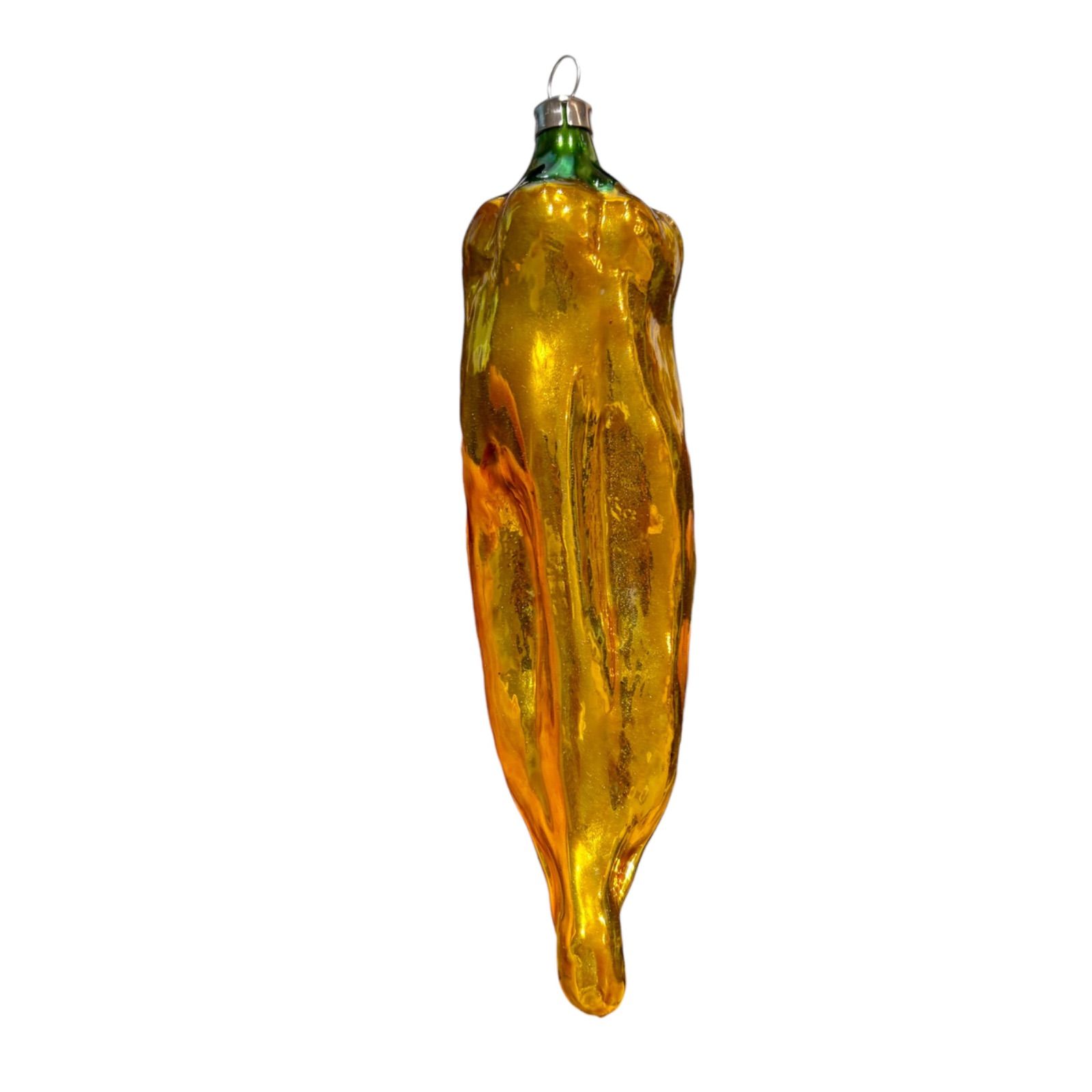 ドイツ製 BIg Pepper ビッグペッパー イエロー ガラスオーナメント