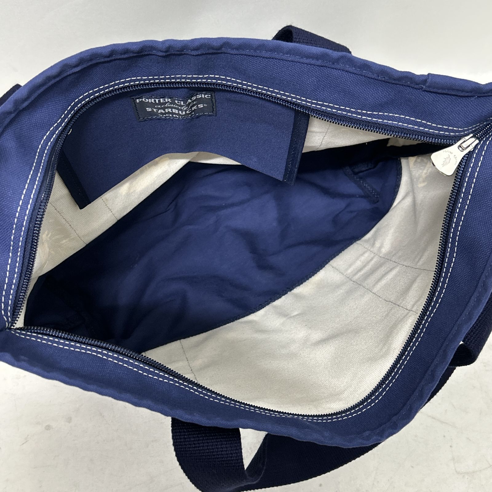 浜館79-2384] PORTER CLASSIC × STARBUCKS コラボ トート 2015年 限定 